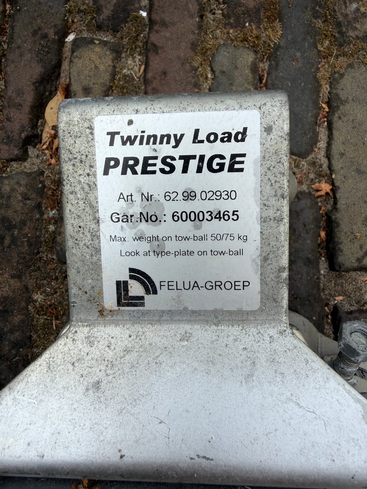 Twinny Load Prestige trekhaak fietsendrager, Ophalen, 2 fietsen, Gebruikt, Trekhaakdrager