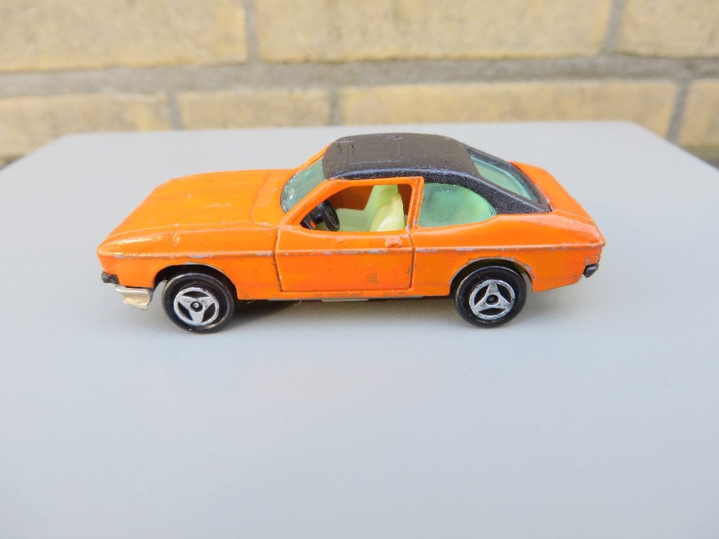 Majorette Ford Capri Oranje met zwart dak, Ophalen of Verzenden, Gebruikt, Auto