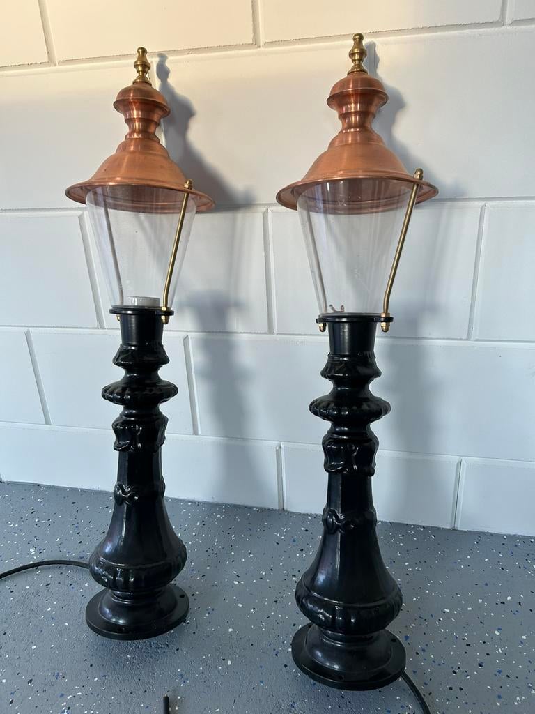 2 stuks Lantaarns KS Verlichting massief, Tuin en Terras, Buitenverlichting, Ophalen, Minder dan 50 watt, Staande lamp, Nieuw
