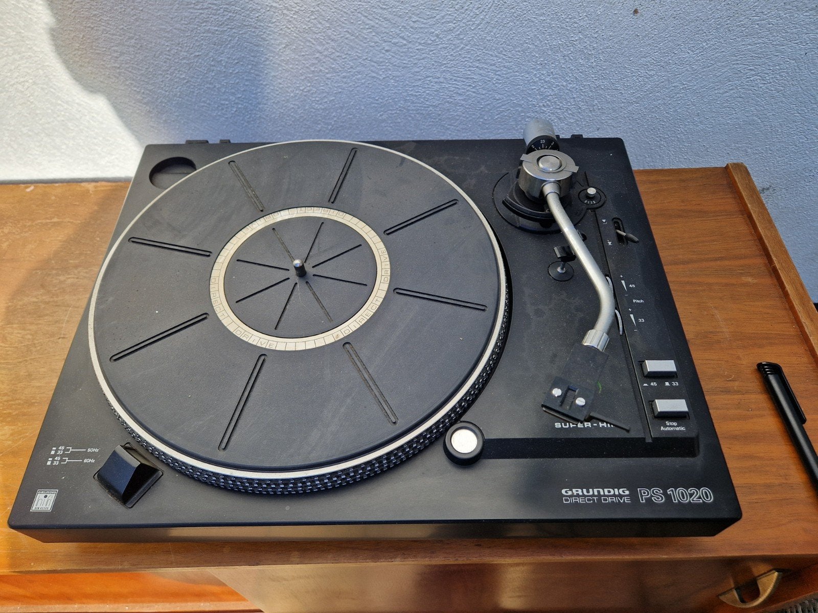 Grundig PS 1020 Platenspeler - Onderhoud nodig, Audio, Tv en Foto, Gebruikt, Special Oldies, Ophalen of Verzenden, Rudolf.bilt@gmail.com