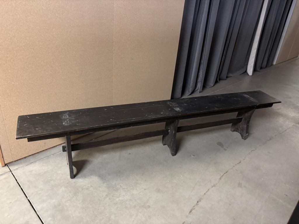 Brocante houten bank / tuinbank XL, Ophalen