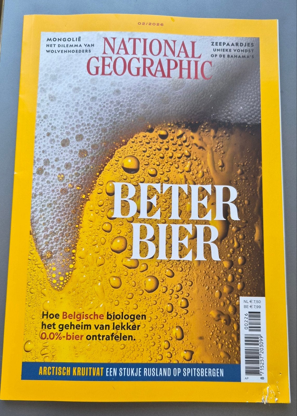 National Geographic 02/2026 - Beter Bier, Ophalen of Verzenden, Zo goed als nieuw, Wetenschap en Natuur