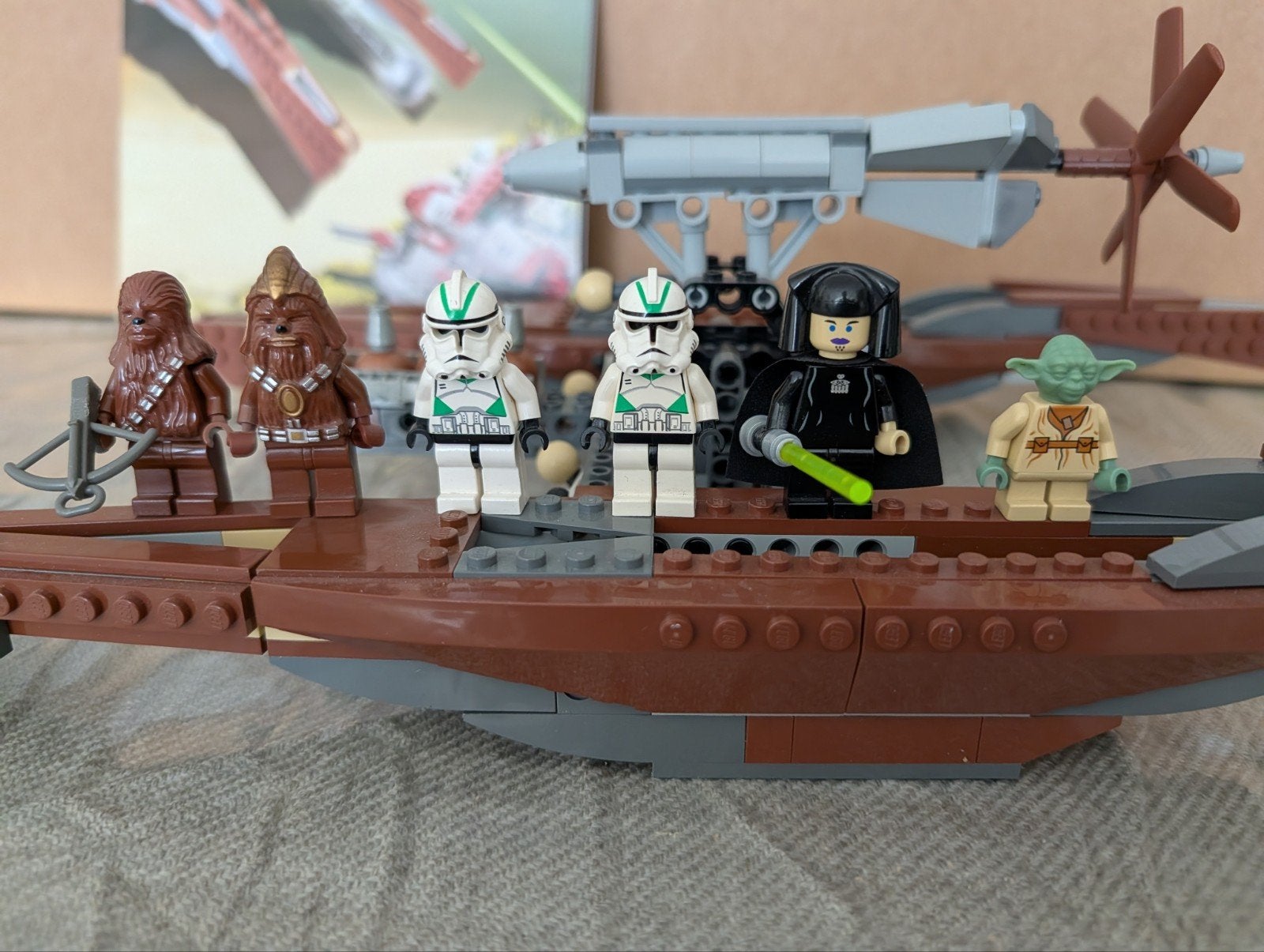star wars lego 7260 wookie catamaran, Ophalen of Verzenden, Gebruikt