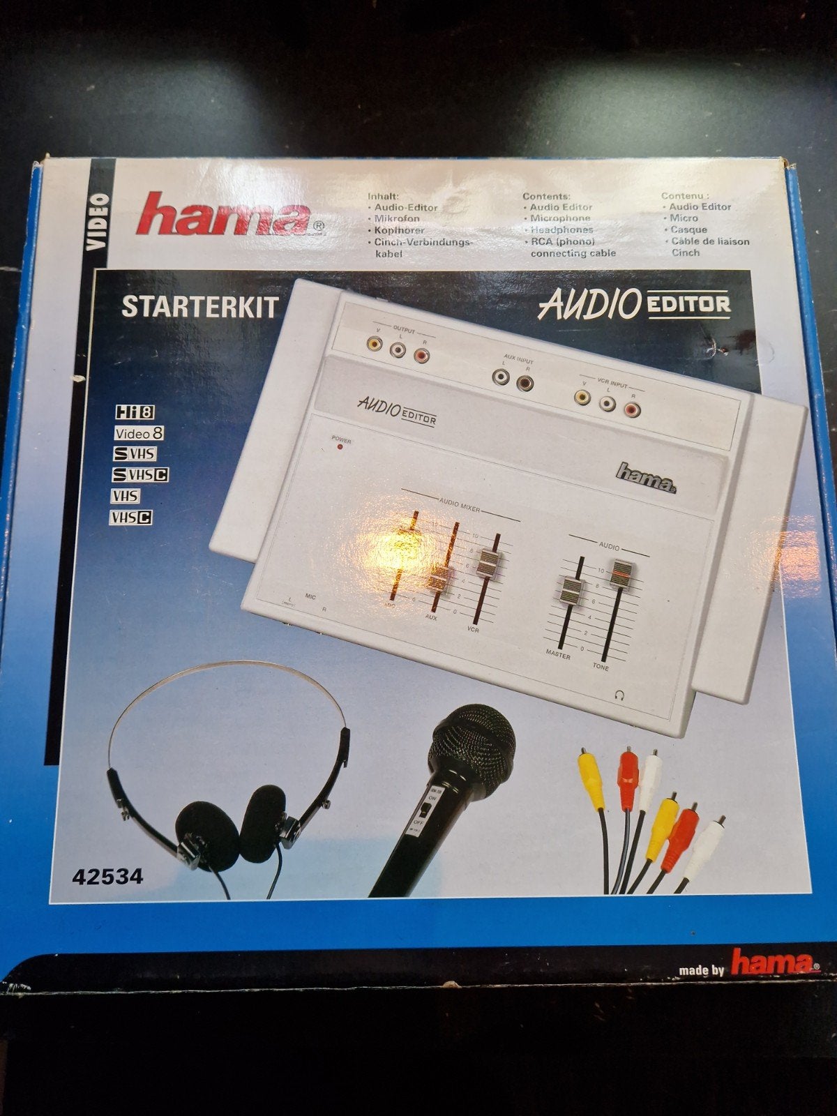 HAMA starters kid audio editor, Audio, Tv en Foto, Fotografie | Statieven en Balhoofden, Ophalen of Verzenden, Zo goed als nieuw