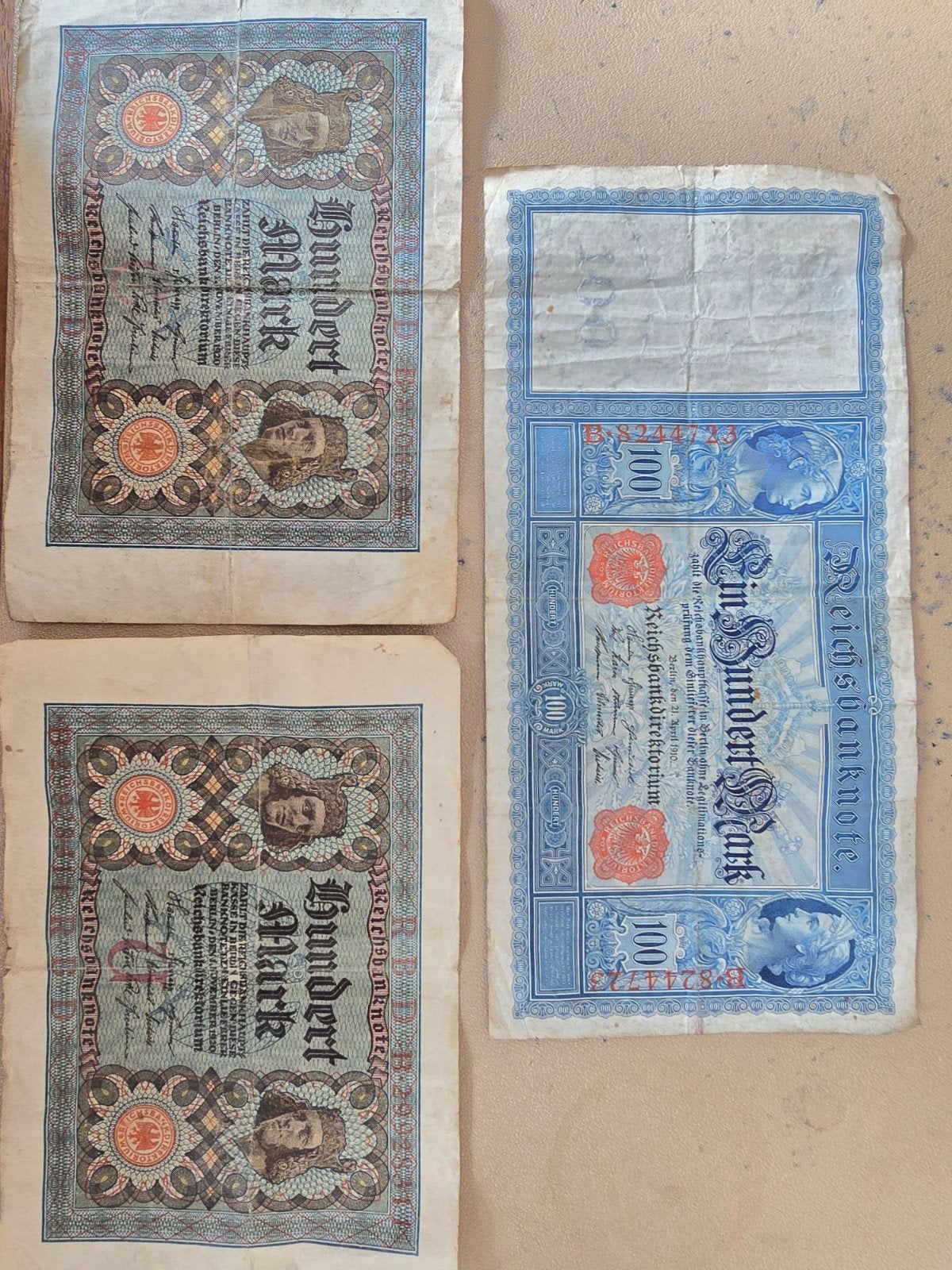Bankbiljetten duits, Ophalen of Verzenden