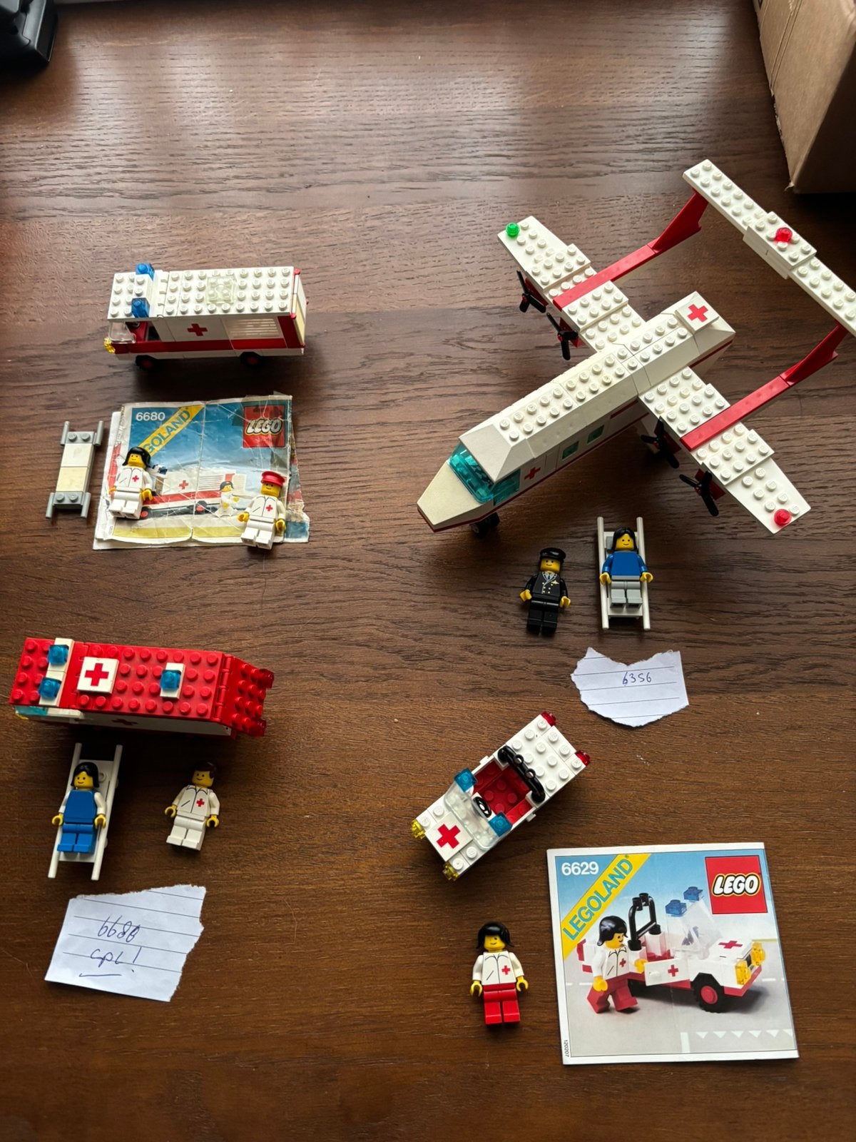 Partij lego ambulance van 4 sets, Gebruikt, Lego, Ophalen of Verzenden, LEGOLAND