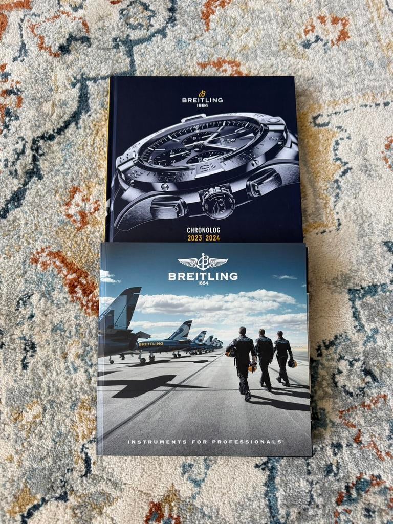 Breitling catalogus Engels 2017 en 2023/2024, Ophalen of Verzenden, Zo goed als nieuw