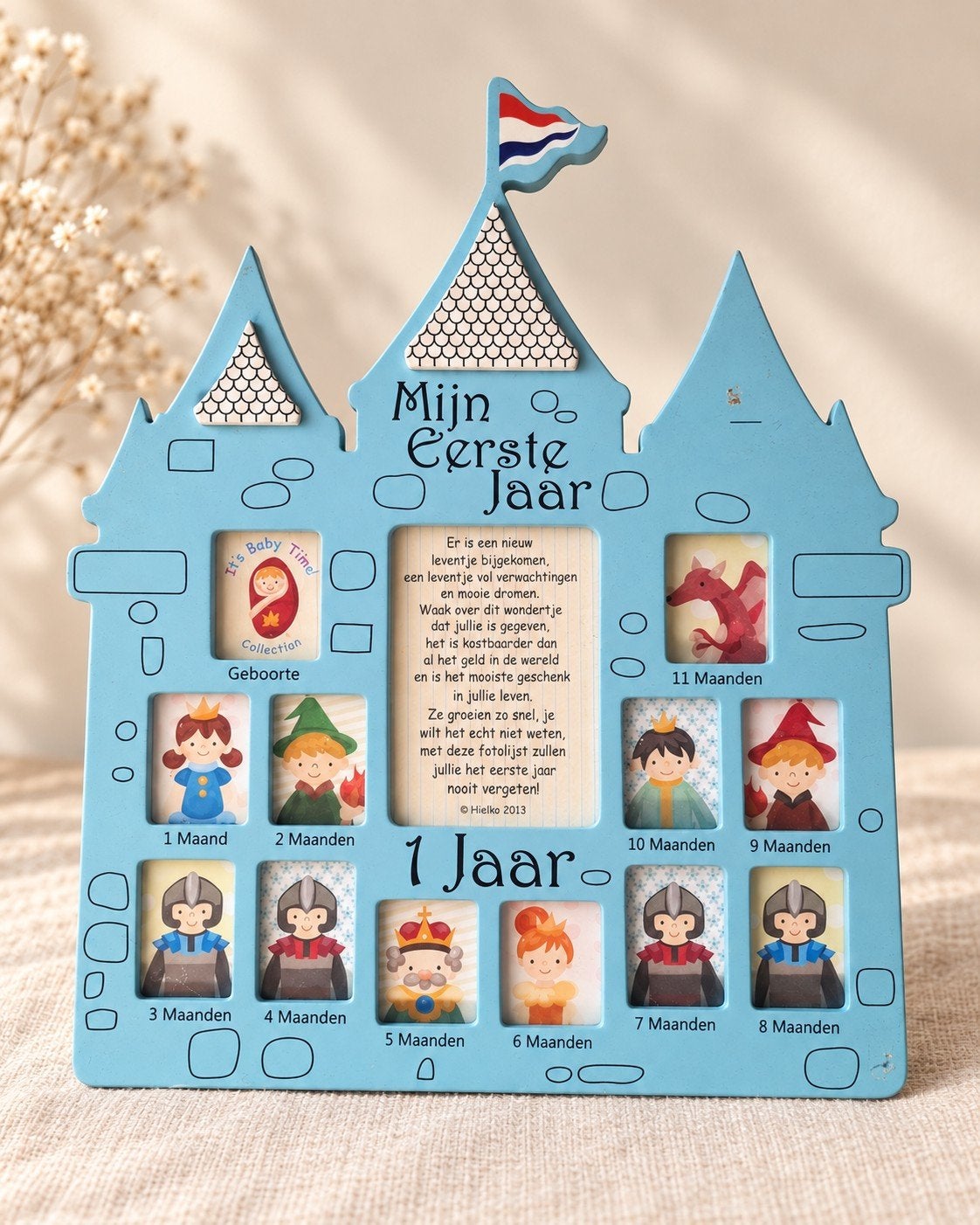 Mijn Eerste Jaar Fotolijst Kasteel - Baby Cadeau, Verzenden, Zo goed als nieuw, Kraamcadeau