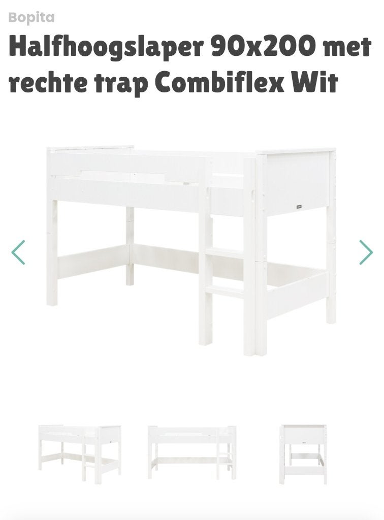 Bopita halfhoogslaper, Ophalen, Gebruikt, Halfhoogslaper