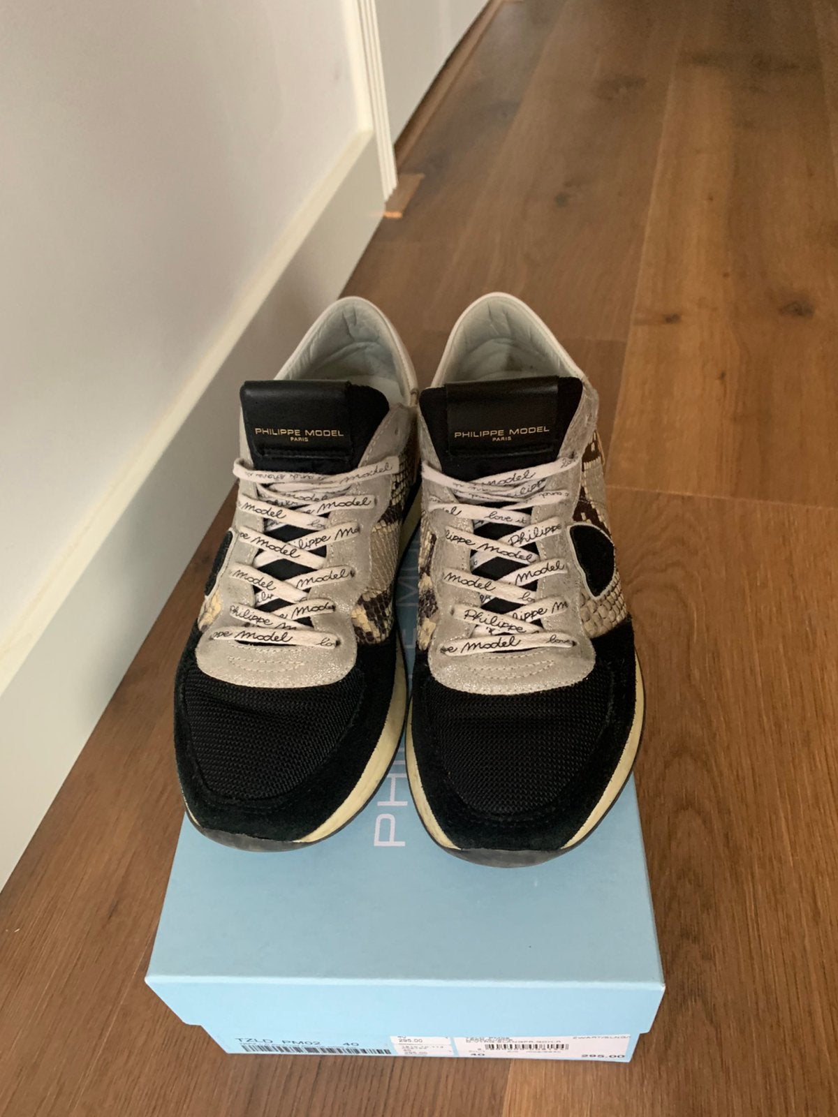 Philippe Model sneakers maat 40, Kleding | Dames, Schoenen, Ophalen, Zo goed als nieuw, Zwart, Sneakers of Gympen