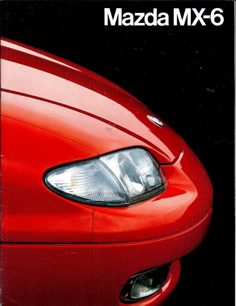 Brochure Mazda MX-6 1991, Ophalen of Verzenden, Gelezen, Mazda