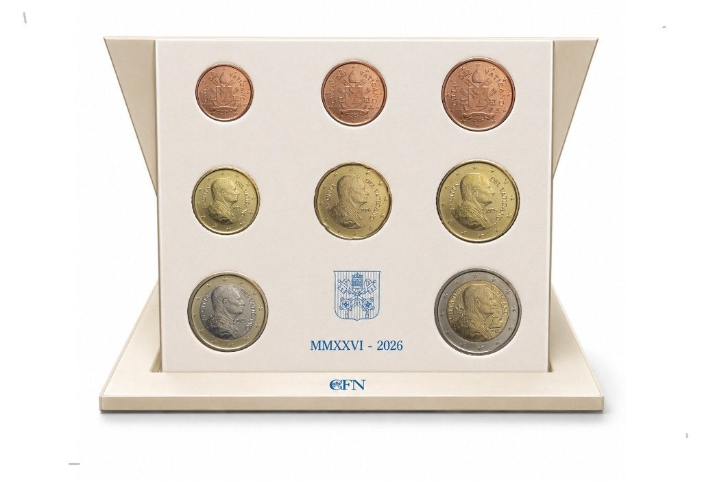 Muntset Vaticaan 2026 - 1ct t/m 2 euro in originele mapje, Ophalen of Verzenden, Vaticaanstad, Overige waardes, Setje
