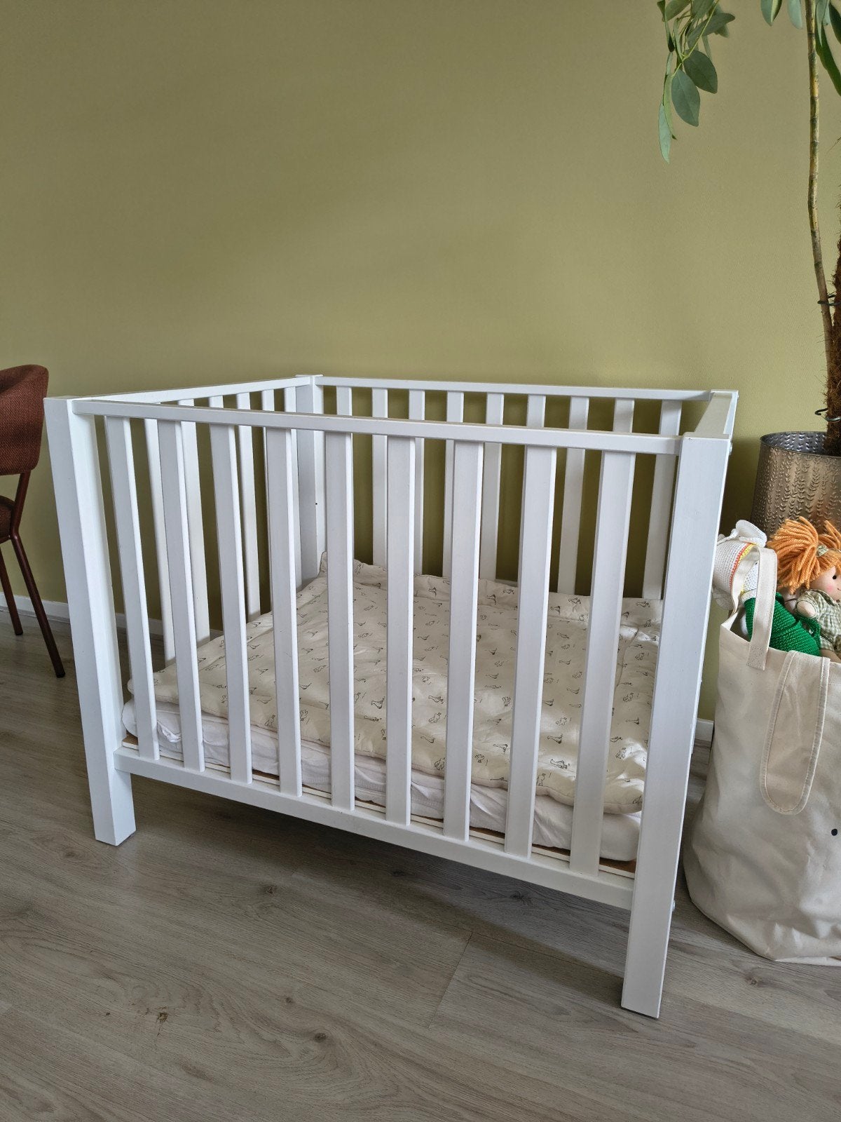 Bopita babybox wit, Kinderen en Baby's, Boxen, Ophalen, Gebruikt, Boxkleed