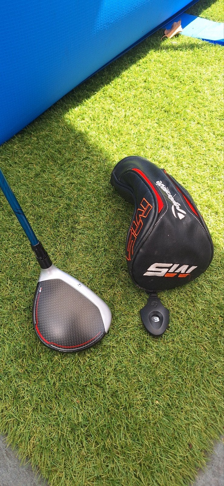 TaylorMade M5 Fairway Wood 3 15 degree met Headcover, Ophalen of Verzenden, Zo goed als nieuw, Club, Overige merken