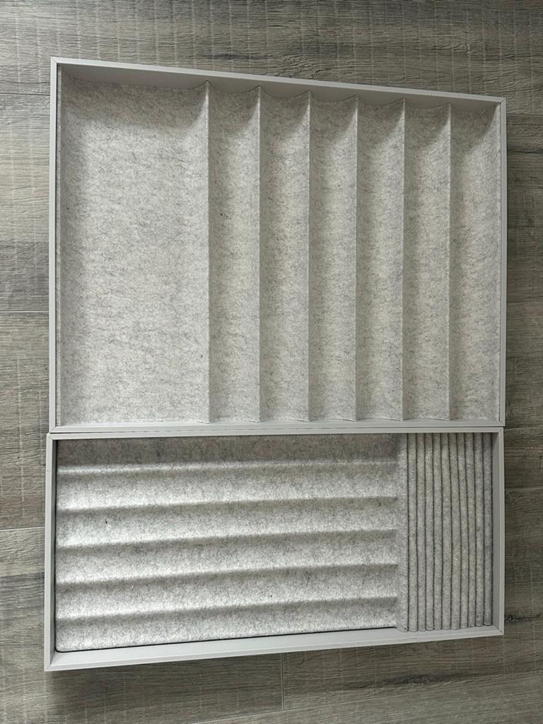 Grijze sieraden organizer lade-inzet voor Pax, Ophalen, Nieuw, Grijs, Overige materialen