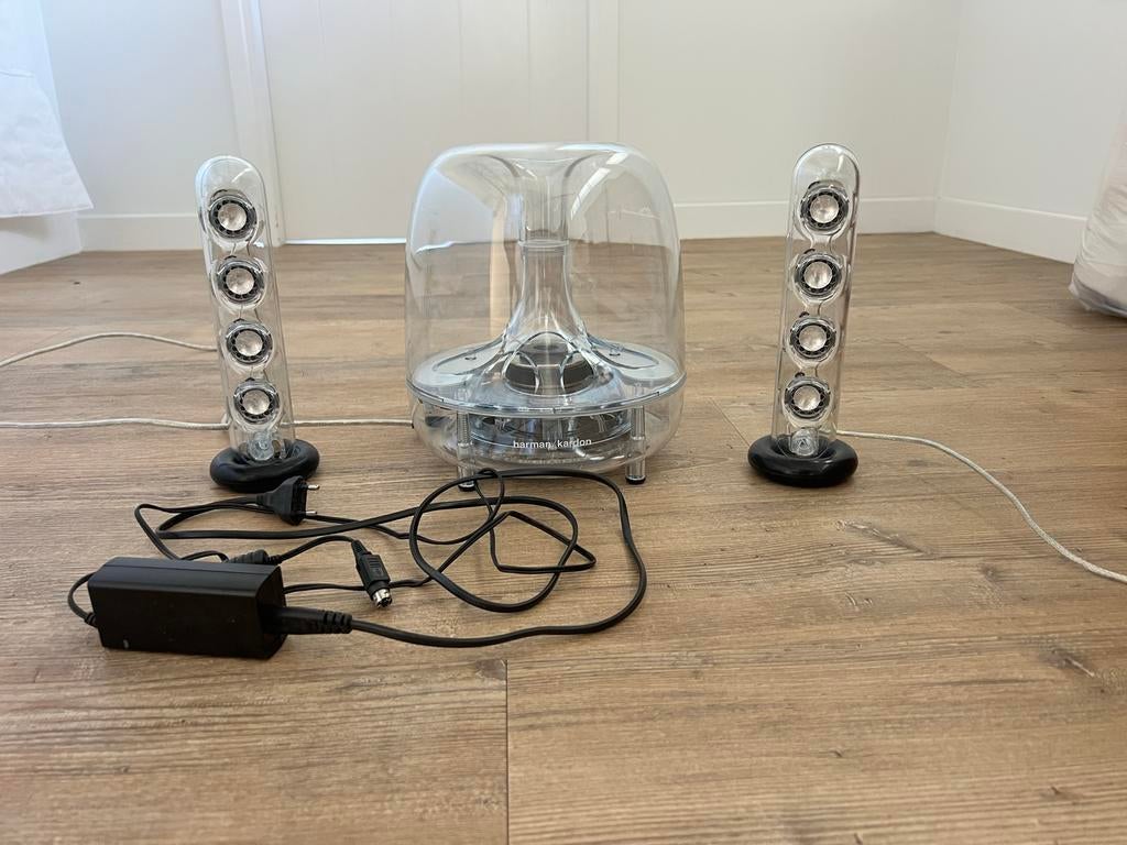 Harman Kardon SoundSticks III 2.1 Speakerset, Computers en Software, Pc speakers, Ophalen, Zo goed als nieuw
