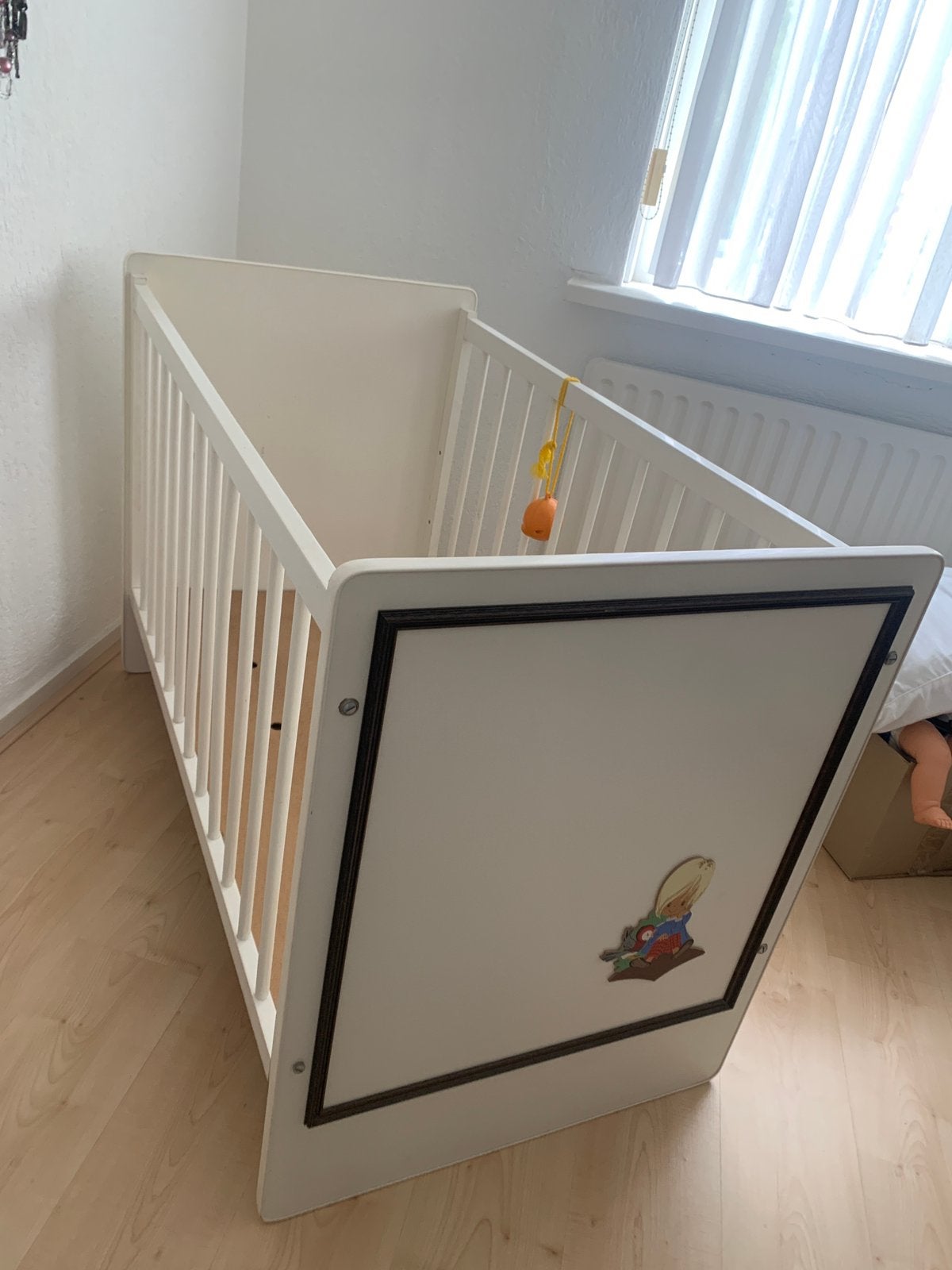 Baby ledikantje | vintage jaren 70, Ophalen, Gebruikt, Ledikant