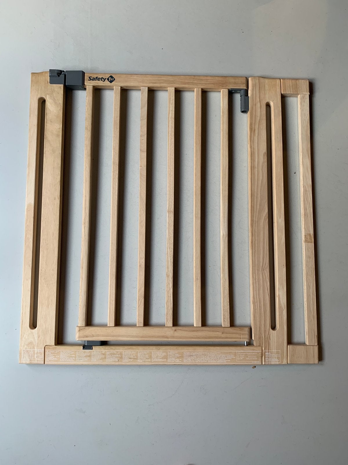 Safety 1st houten traphek max 88cm, Kinderen en Baby's, Ophalen, Zo goed als nieuw, Klemhekje, Hout