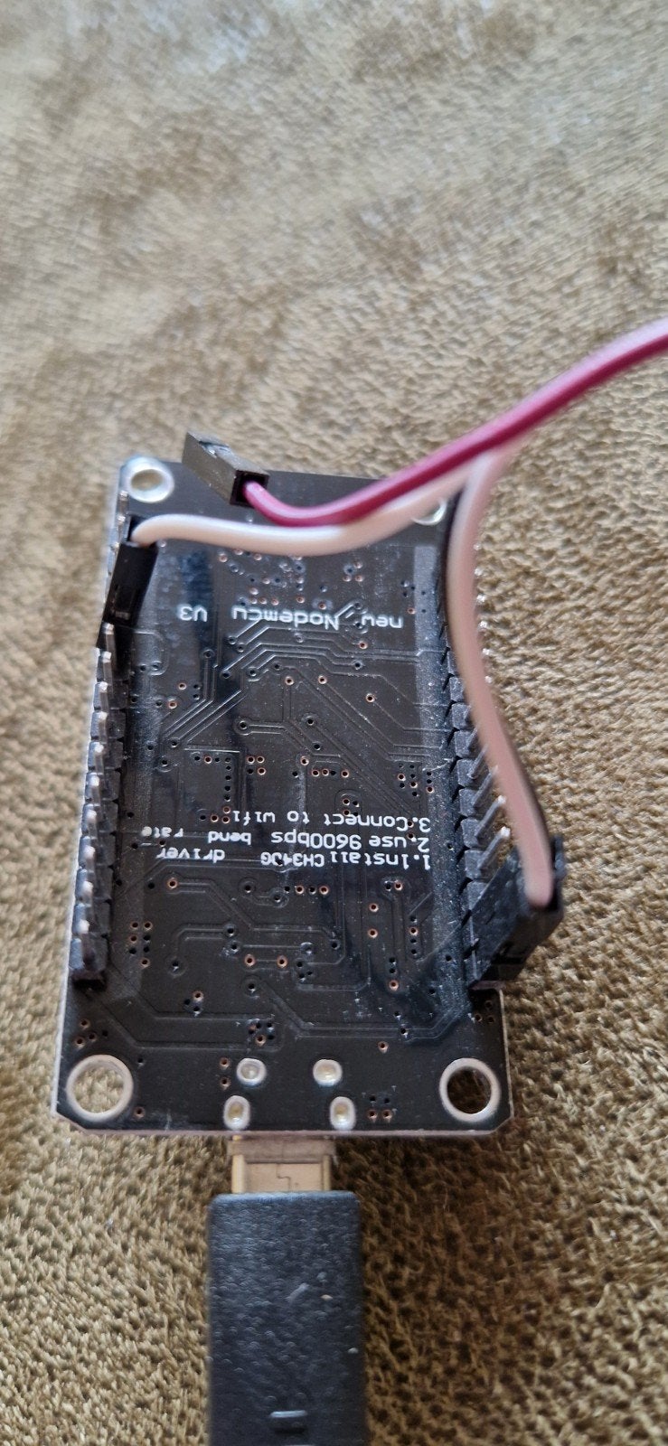 ESP8266 NodeMCU Development Board met LED Strip, Ophalen of Verzenden, Gebruikt