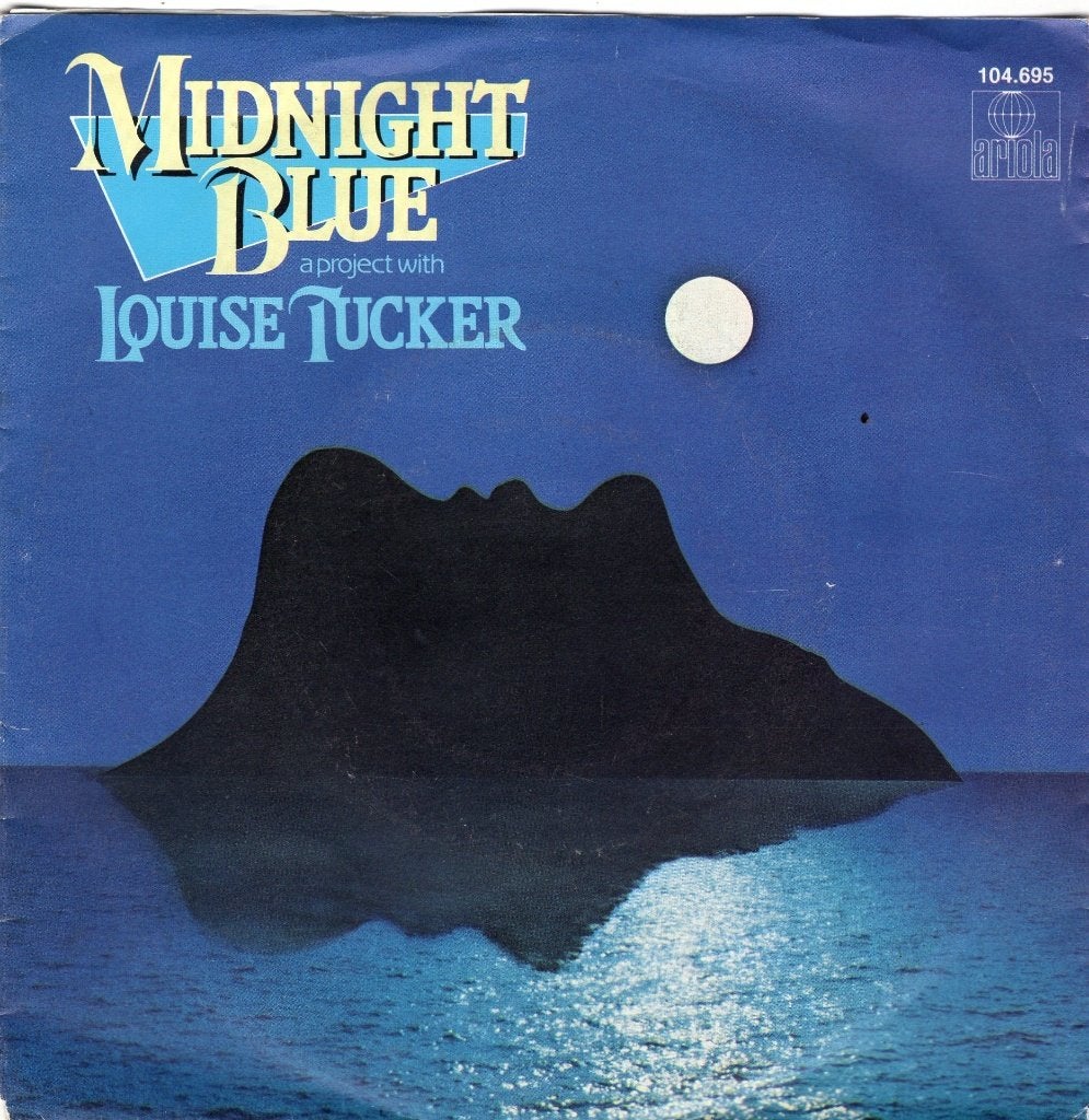 LOUISE TUCKER  -  Midnight blue, Gebruikt, 7 inch, Pop, Fotohoes