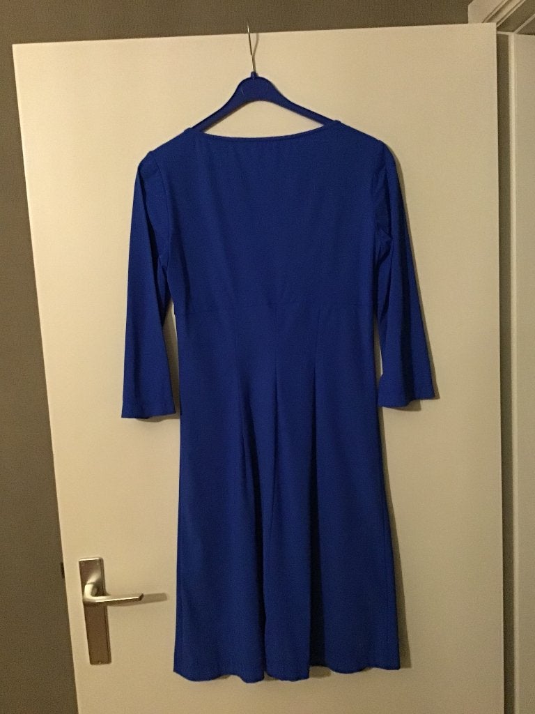 La Dress kobaltblauw jurkje, Maat 38/40 (M), Blauw, Ophalen of Verzenden, Gedragen