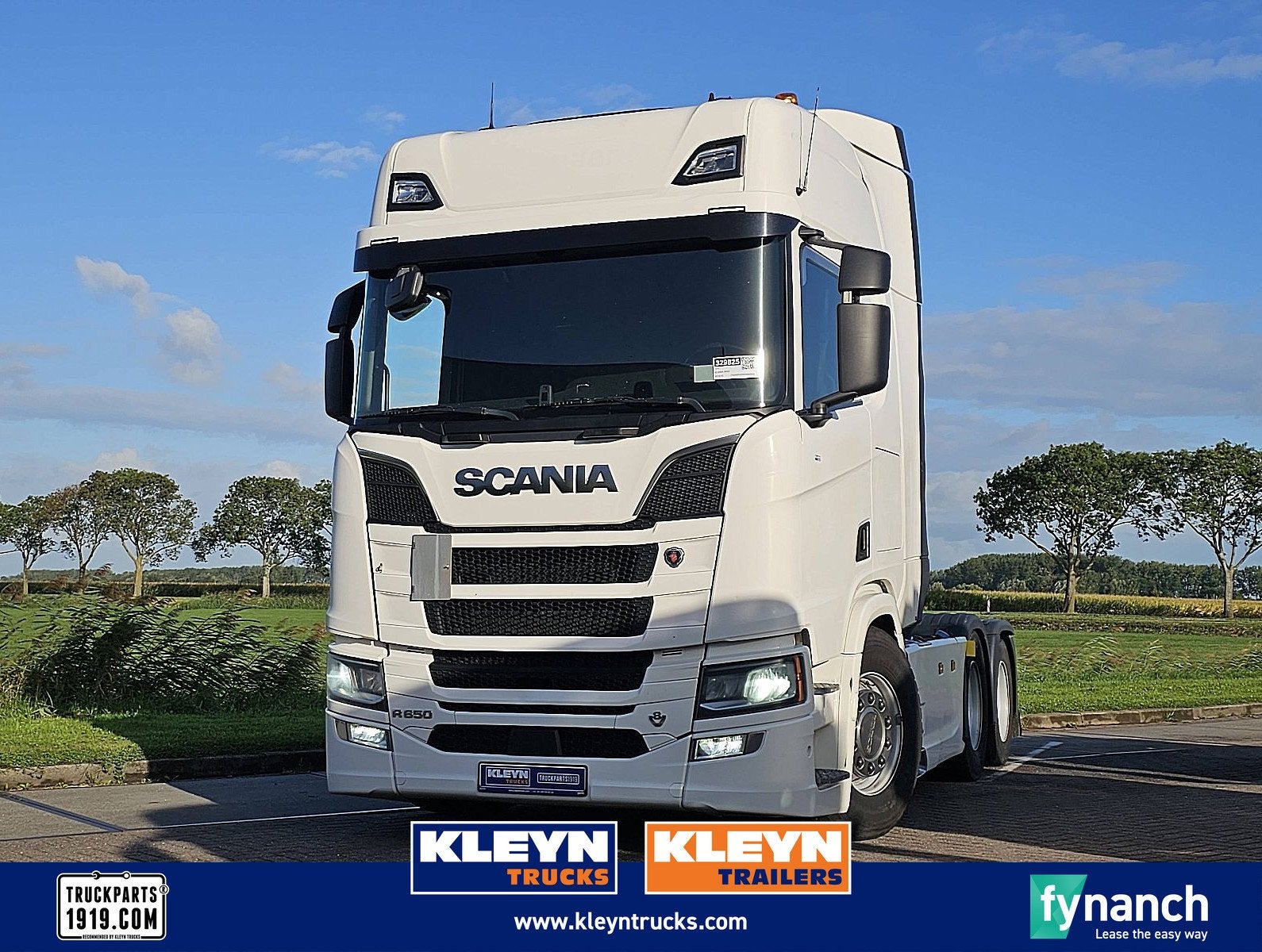 SCANIA R650 6x2 v8 retarder pto, Auto's, Automaat, Euro 6, Scania, Wit