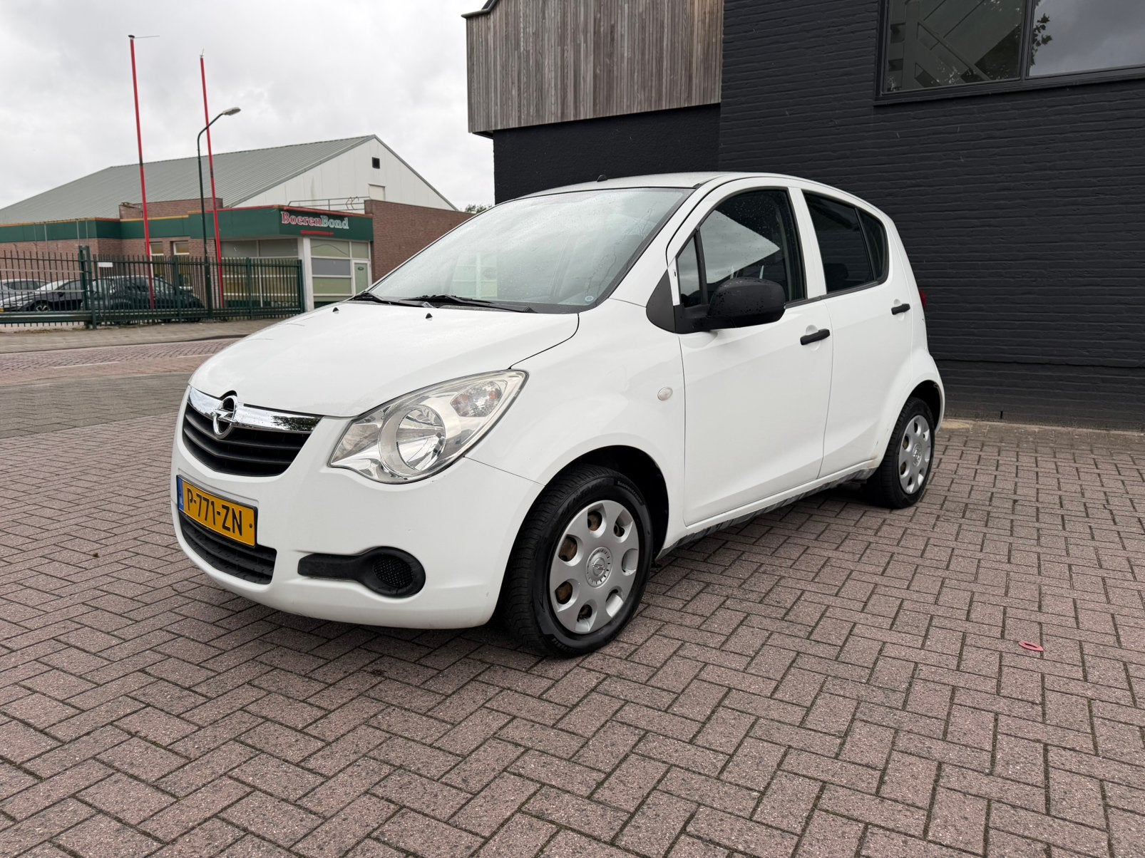Opel Agila 1.0 12V 2008 Wit, Auto's, Bedrijf, Handgeschakeld, 3 cilinders, Geïmporteerd