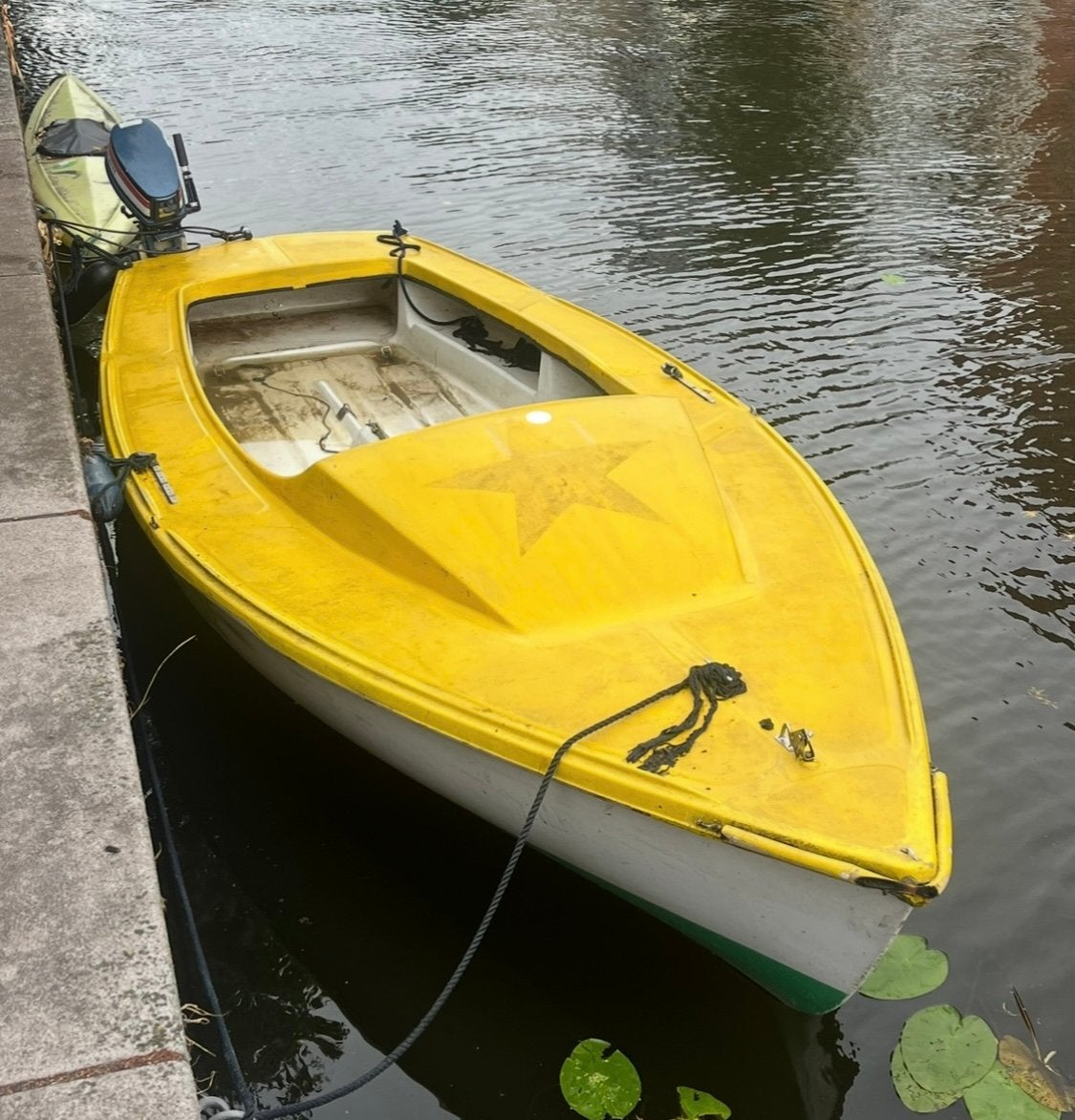 Fijne stabiele grachtenboot, Watersport en Boten, Kano's, Ophalen, Gebruikt, Overige typen