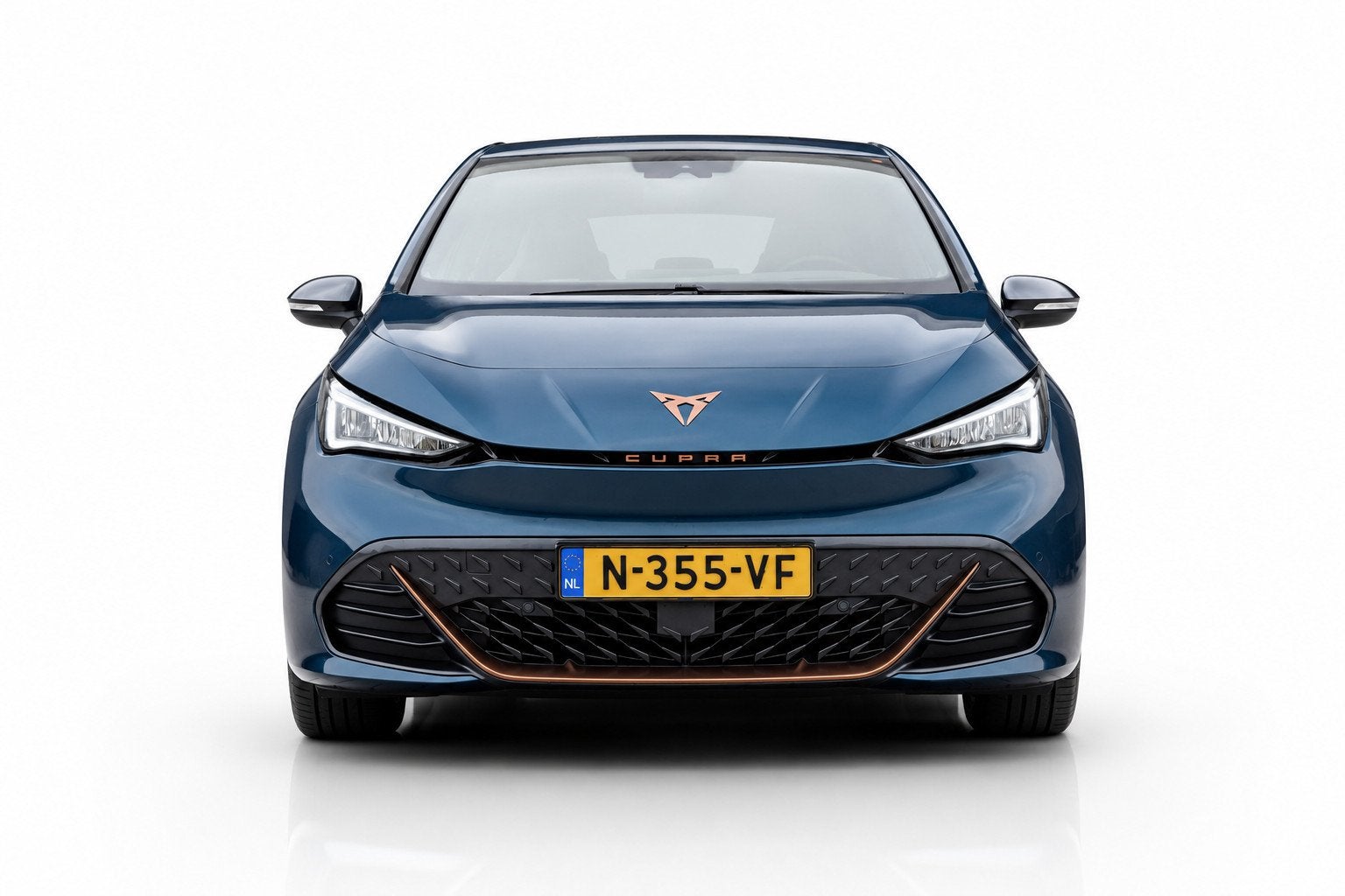 Cupra Born Business One 62 kWh SOH 91,6% | CAMERA | ACC | SF, Auto's, Automaat, Gebruikt, Zwart, Blauw
