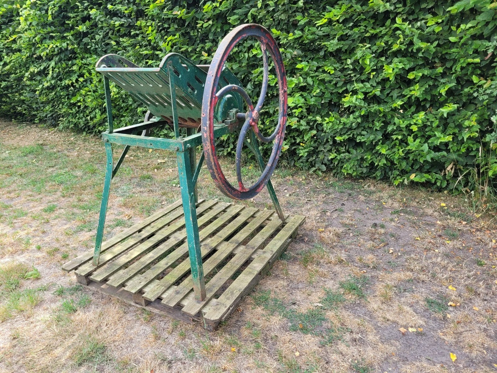 Antieke Bietenmolen - Decoratief Landbouwwerktuig, Ophalen of Verzenden