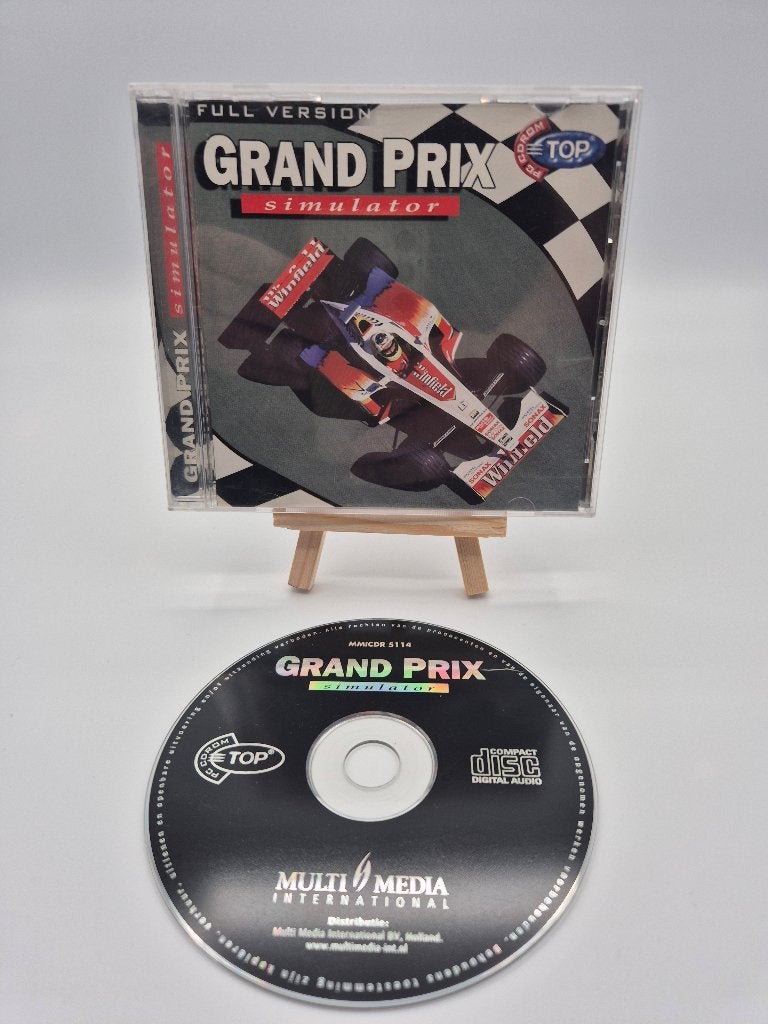 Grand Prix Simulator PC cd-rom Full Version, Gebruikt, Niet gespecificeerd op product, Multi Media International, 1 speler