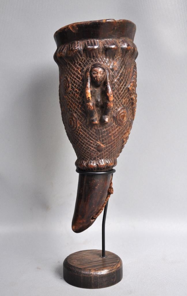 Rituele beker van de KUBA, DR Congo, 1950-60, Ophalen of Verzenden