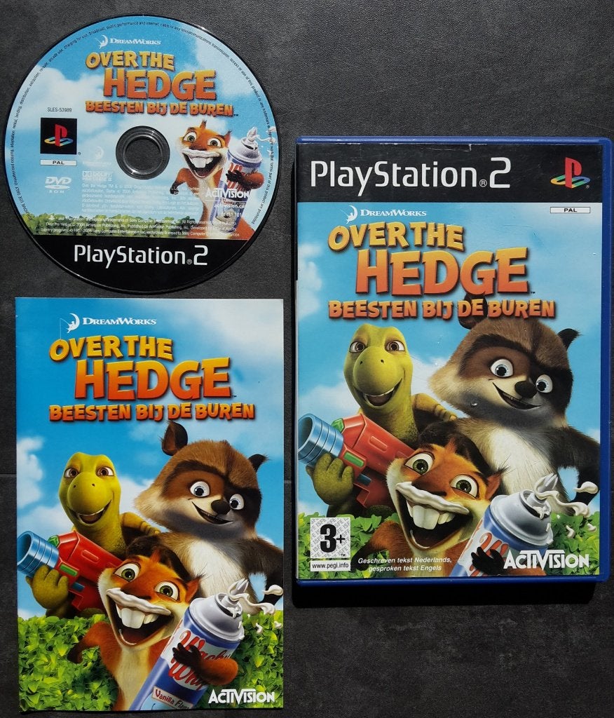 PS2 - Over the Hedge - Beesten bij de Buren - PlayStation 2, Avontuur en Actie, Vanaf 18 jaar, 1 speler, Ophalen of Verzenden