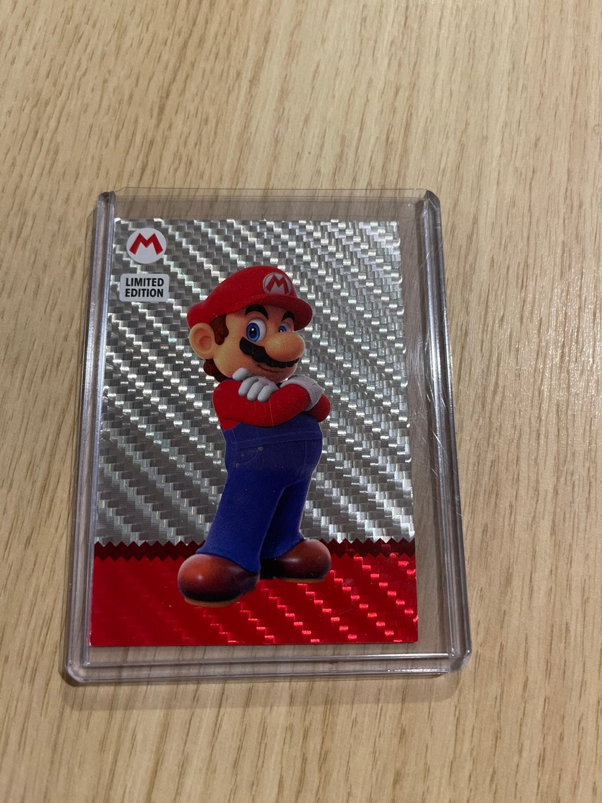 Mario Panini Limited Edition Refractor, Hobby en Vrije tijd, Stickers en Plaatjes, Ophalen of Verzenden, Zo goed als nieuw, Plaatje