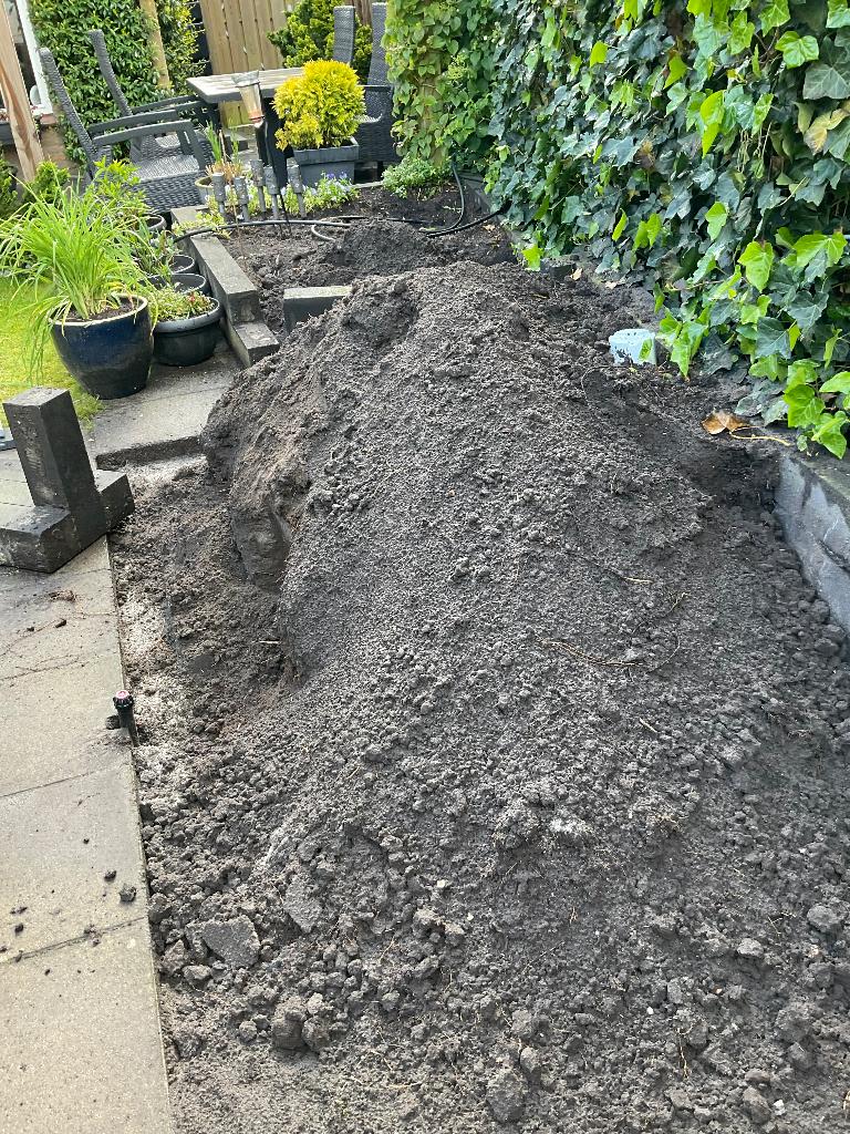 Zwarte grond, schoon, Tuin en Terras, Zand, Ophalen, Gebruikt, Overige typen