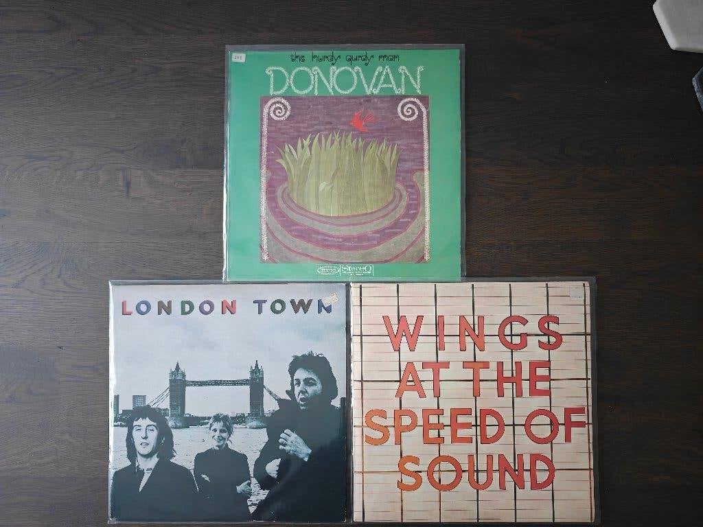 Wings & Donovan - 70's LP's, LP, Gebruikt, Ophalen of Verzenden, Classic Rock