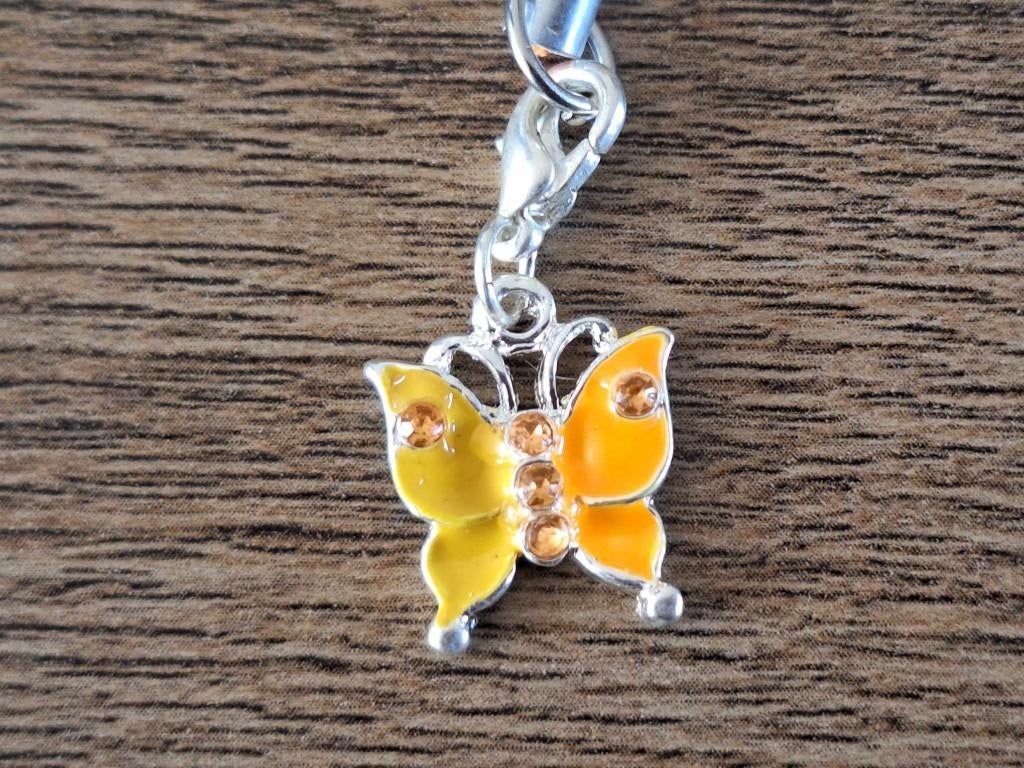 Telefoonhanger : Vlinder !! 11, Info@keycharms.nl, Nieuw, Medemblik, Telefoonhanger of Accessoire