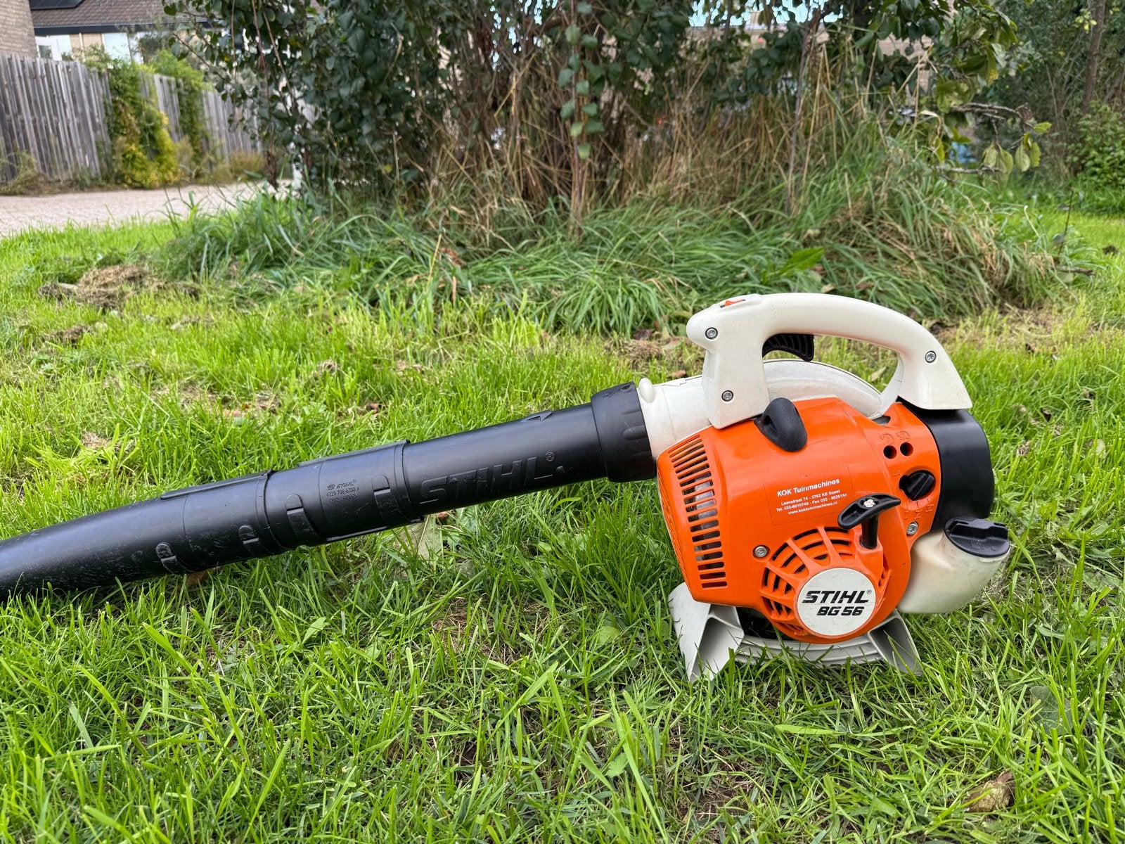 Stihl BG56 bladblazer, Ophalen, Gebruikt, Benzine, Handgedragen