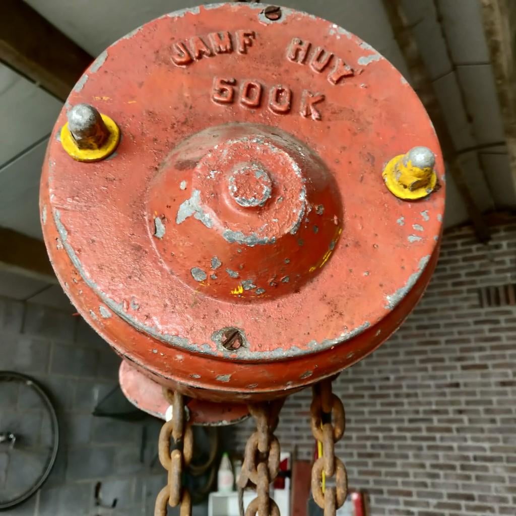 takel 500 kg, Doe-het-zelf en Verbouw, Lieren en Takels, Ophalen of Verzenden, Gebruikt, Elektrisch