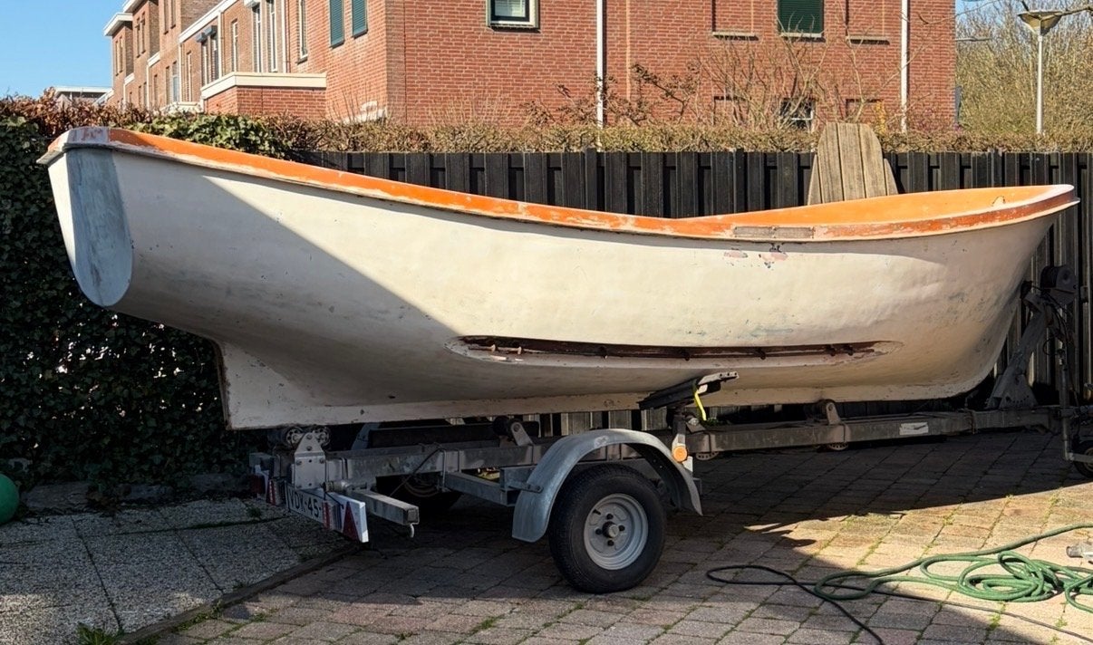 Polyester reddingssloep - 11 persoons, Ophalen of Verzenden, Gebruikt, Zeilboot