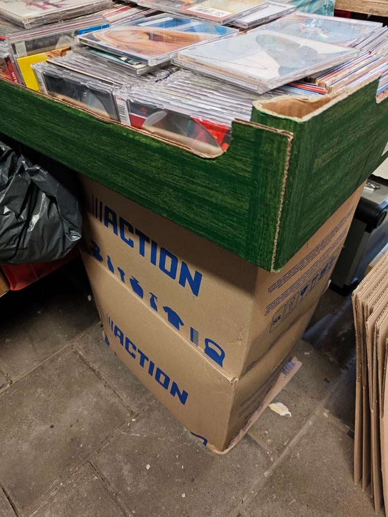 Partij Cd's Singles ongeveer 1500 stuks, Maxi-single, Dance, Ophalen of Verzenden, Zo goed als nieuw