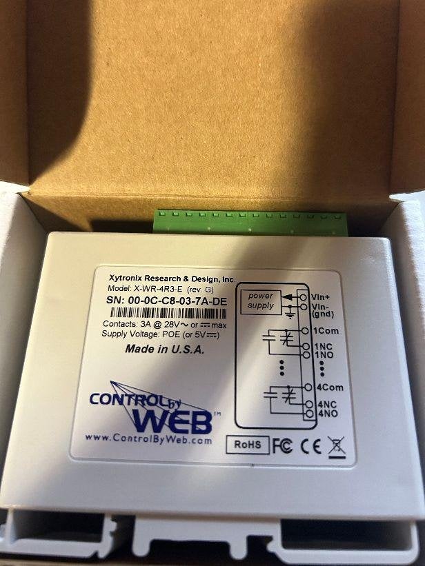 ☎️ NIEUW Control by web X-WR-4R3-E ☎️, Ophalen of Verzenden, Nieuw, Toebehoren