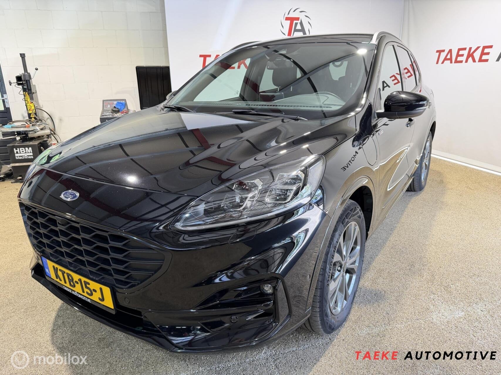 Ford Kuga 2.5 PHEV ST-Line X CLIMA/CRUISE/CAMERA/225PK, Auto's, Gebruikt, Euro 6, 4 cilinders, Zwart