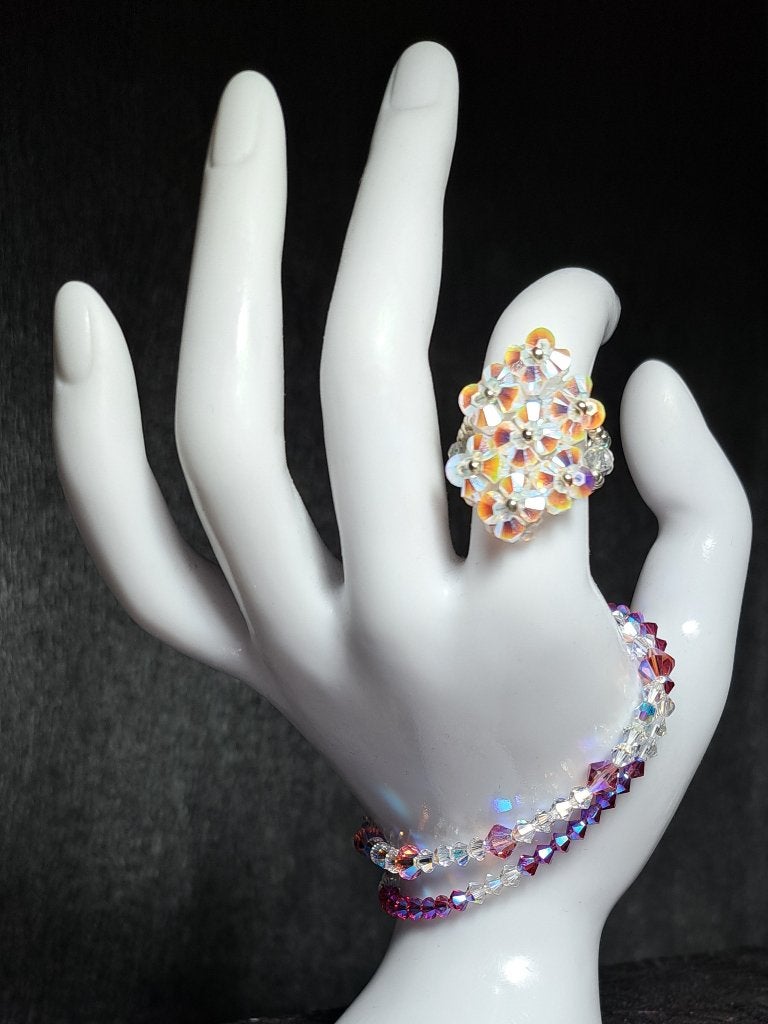 Armbanden Handgemaakt met Originele Swarovski Kralen, Sieraden, Tassen en Uiterlijk, Overige materialen, Verzenden, Met kristal