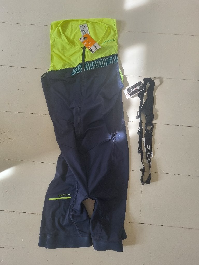 Trisuit dames/heren M nieuw (& nummerhouder hardlopen), Sport en Fitness, Ophalen of Verzenden, Nieuw, Overige typen