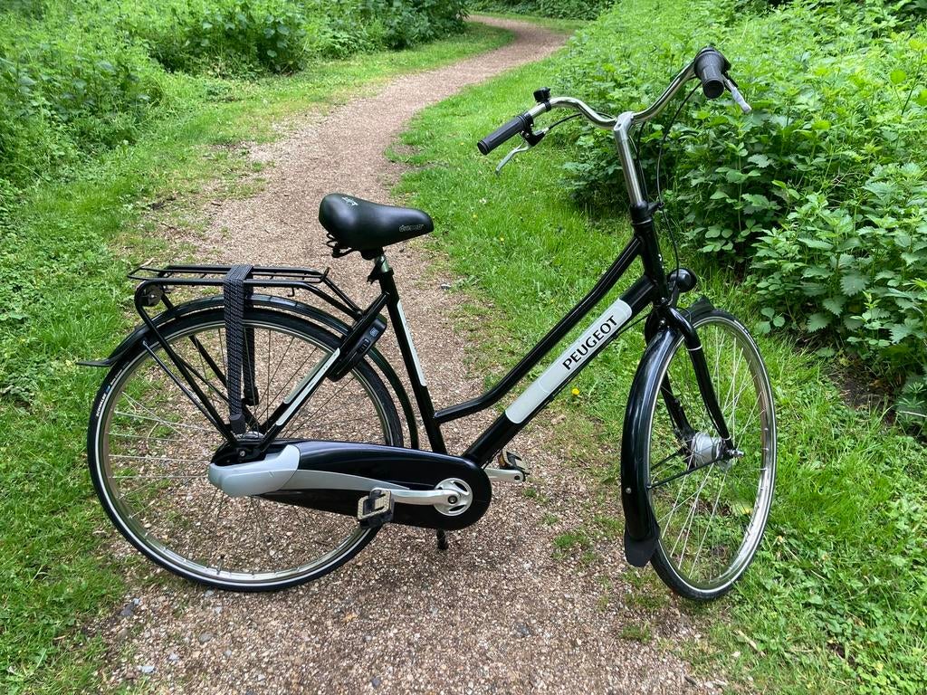 Peugeot damesfiets, 28 inch frame 53, in goede staat, Fietsen en Brommers, 53 tot 56 cm, Versnellingen, Zo goed als nieuw, Trommelrem
