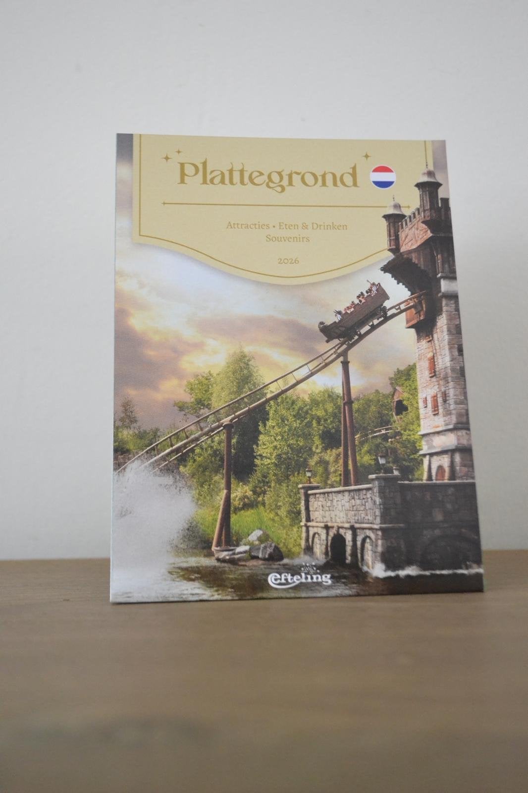 Efteling Plattegrond 2026 - Attracties, Eten & Souvenirs, Ophalen of Verzenden, Zo goed als nieuw, Overige typen