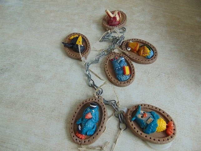 Vintage Fabeltjeskrant Sleutelhangers, Verzamelen, Ophalen of Verzenden, Nieuw, Merk