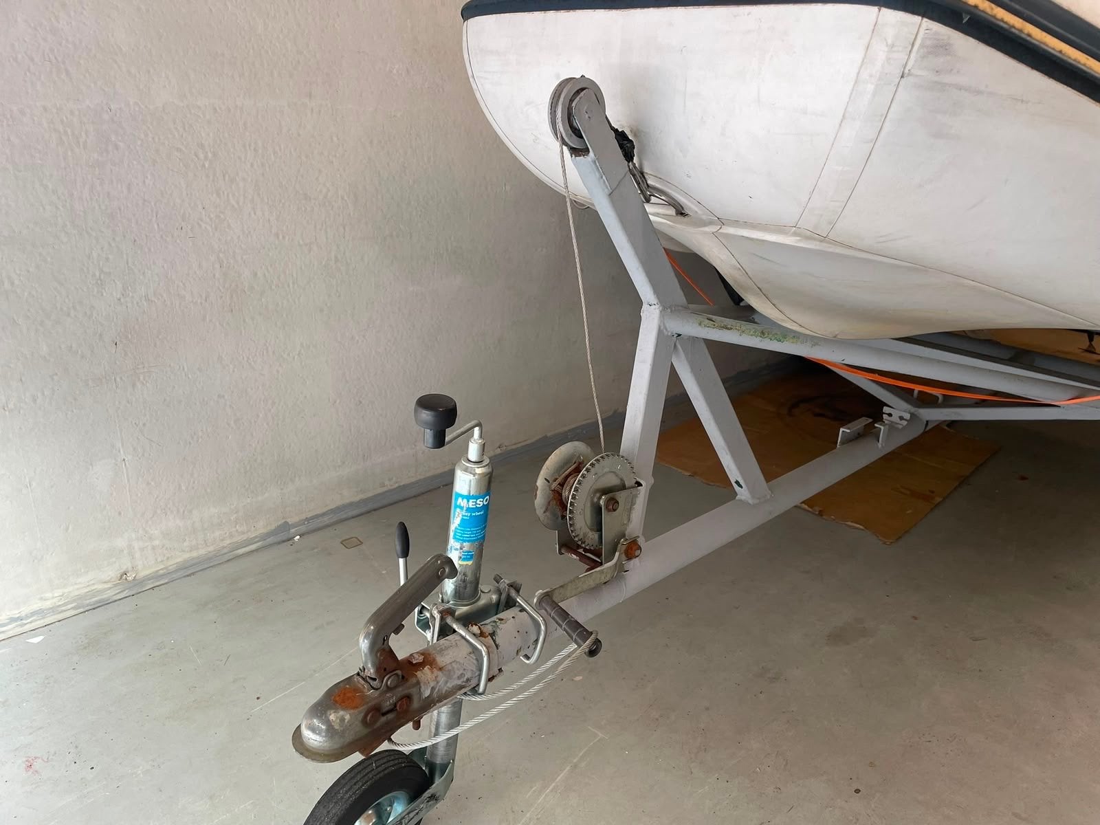 BRIG rubberboot met Mercury 6pk buitenboordmotor en trailer, Watersport en Boten, Rubberboten, Ophalen, Brig, Gebruikt, Inclusief motor