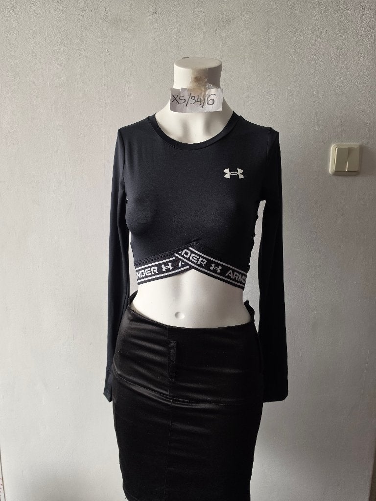 Under Armour shirt maat XS/34, Kleding | Heren, Sportkleding, Zwart, Overige typen, Under Armour, Ophalen of Verzenden